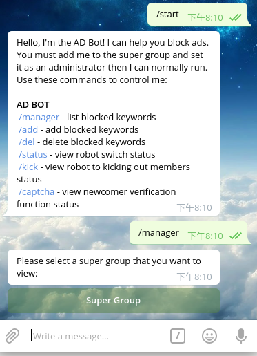 Potato Bot 功能示意图